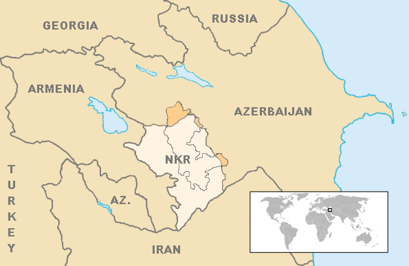 carte de Haut Karabakh